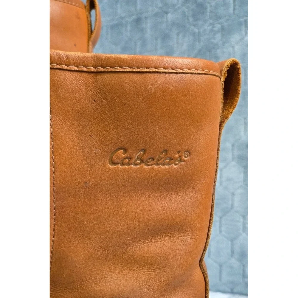 CABELA'S STEEL SHANK THINSULATE DUCK BOOTS‎ HUNTING HIKING CAMP MENS SIZE 8